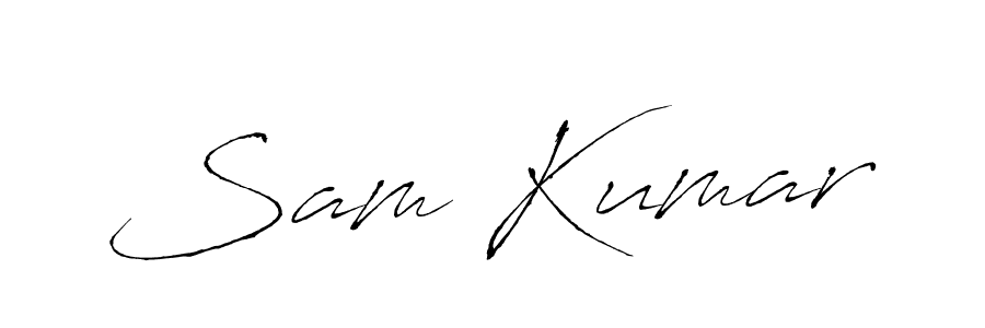 Similarly Antro_Vectra is the best handwritten signature design. Signature creator online .You can use it as an online autograph creator for name Sam Kumar. Sam Kumar signature style 6 images and pictures png