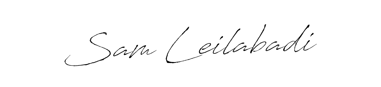 Antro_Vectra is a professional signature style that is perfect for those who want to add a touch of class to their signature. It is also a great choice for those who want to make their signature more unique. Get Sam Leilabadi name to fancy signature for free. Sam Leilabadi signature style 6 images and pictures png