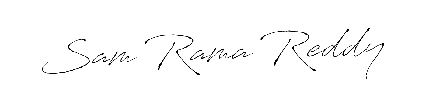 It looks lik you need a new signature style for name Sam Rama Reddy. Design unique handwritten (Antro_Vectra) signature with our free signature maker in just a few clicks. Sam Rama Reddy signature style 6 images and pictures png