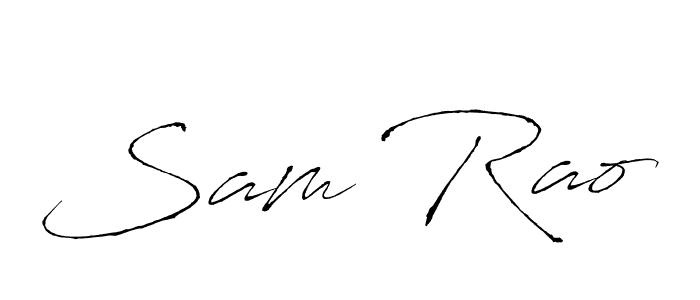 The best way (Antro_Vectra) to make a short signature is to pick only two or three words in your name. The name Sam Rao include a total of six letters. For converting this name. Sam Rao signature style 6 images and pictures png