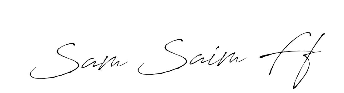 It looks lik you need a new signature style for name Sam Saim Ff. Design unique handwritten (Antro_Vectra) signature with our free signature maker in just a few clicks. Sam Saim Ff signature style 6 images and pictures png