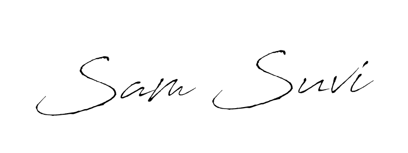 How to Draw Sam Suvi signature style? Antro_Vectra is a latest design signature styles for name Sam Suvi. Sam Suvi signature style 6 images and pictures png