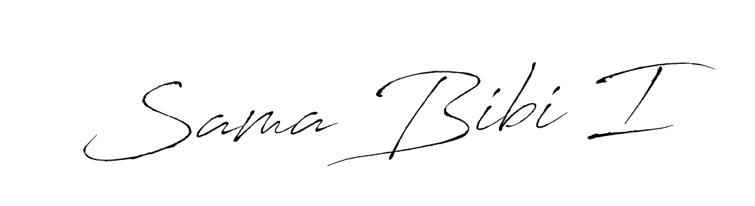 How to make Sama Bibi I signature? Antro_Vectra is a professional autograph style. Create handwritten signature for Sama Bibi I name. Sama Bibi I signature style 6 images and pictures png