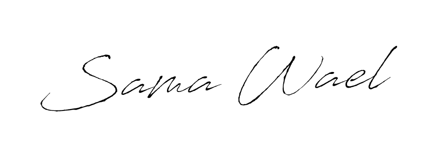 Also we have Sama Wael name is the best signature style. Create professional handwritten signature collection using Antro_Vectra autograph style. Sama Wael signature style 6 images and pictures png