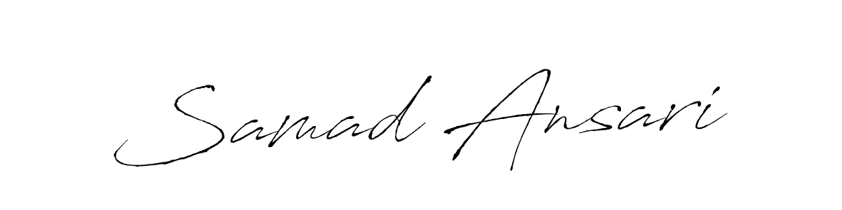 Make a beautiful signature design for name Samad Ansari. Use this online signature maker to create a handwritten signature for free. Samad Ansari signature style 6 images and pictures png