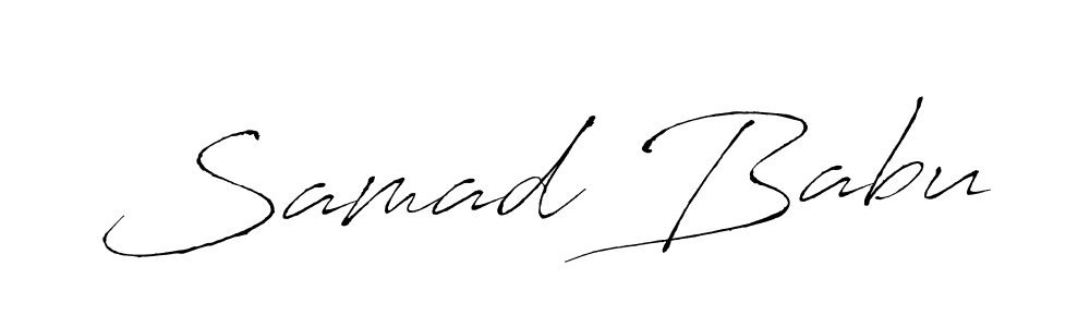 Also we have Samad Babu name is the best signature style. Create professional handwritten signature collection using Antro_Vectra autograph style. Samad Babu signature style 6 images and pictures png