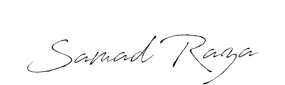 Create a beautiful signature design for name Samad Raza. With this signature (Antro_Vectra) fonts, you can make a handwritten signature for free. Samad Raza signature style 6 images and pictures png