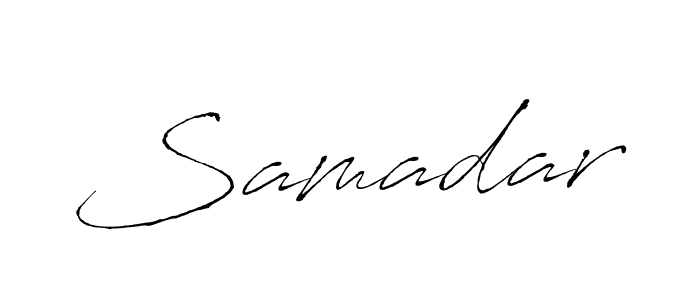 You should practise on your own different ways (Antro_Vectra) to write your name (Samadar) in signature. don't let someone else do it for you. Samadar signature style 6 images and pictures png