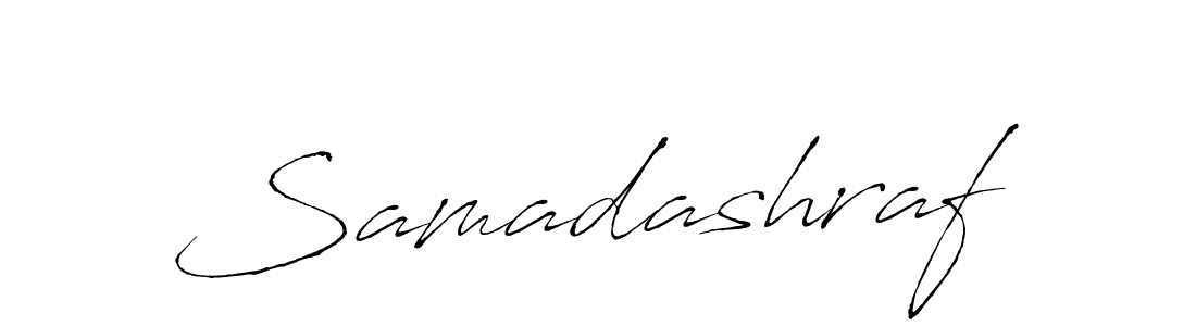 Use a signature maker to create a handwritten signature online. With this signature software, you can design (Antro_Vectra) your own signature for name Samadashraf. Samadashraf signature style 6 images and pictures png