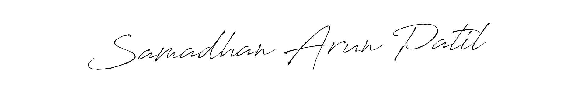 Use a signature maker to create a handwritten signature online. With this signature software, you can design (Antro_Vectra) your own signature for name Samadhan Arun Patil. Samadhan Arun Patil signature style 6 images and pictures png