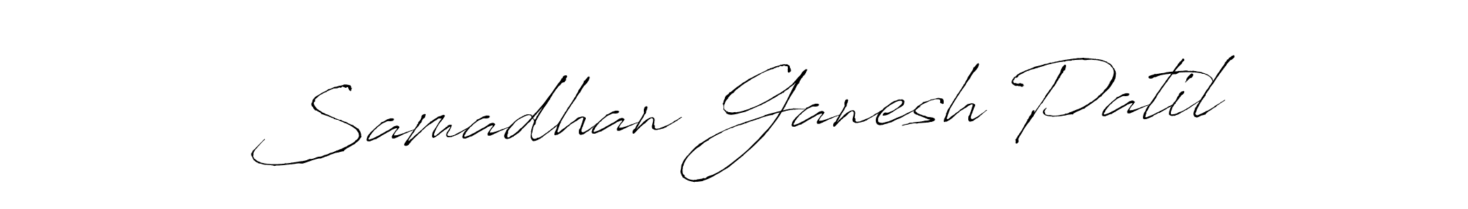 Use a signature maker to create a handwritten signature online. With this signature software, you can design (Antro_Vectra) your own signature for name Samadhan Ganesh Patil. Samadhan Ganesh Patil signature style 6 images and pictures png