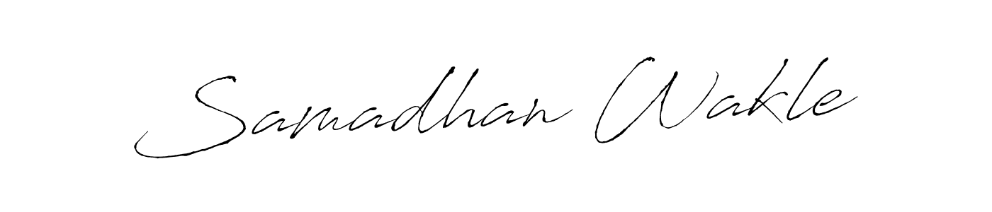 It looks lik you need a new signature style for name Samadhan Wakle. Design unique handwritten (Antro_Vectra) signature with our free signature maker in just a few clicks. Samadhan Wakle signature style 6 images and pictures png