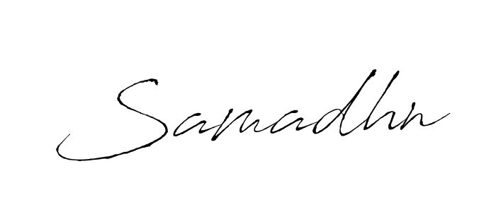 You should practise on your own different ways (Antro_Vectra) to write your name (Samadhn) in signature. don't let someone else do it for you. Samadhn signature style 6 images and pictures png