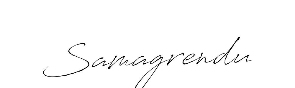 You can use this online signature creator to create a handwritten signature for the name Samagrendu. This is the best online autograph maker. Samagrendu signature style 6 images and pictures png