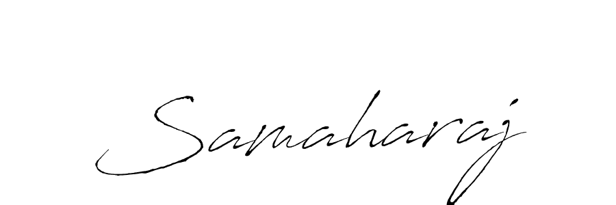 Design your own signature with our free online signature maker. With this signature software, you can create a handwritten (Antro_Vectra) signature for name Samaharaj. Samaharaj signature style 6 images and pictures png