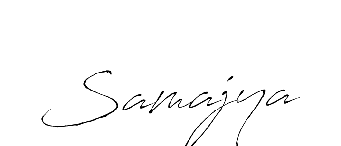 The best way (Antro_Vectra) to make a short signature is to pick only two or three words in your name. The name Samajya include a total of six letters. For converting this name. Samajya signature style 6 images and pictures png