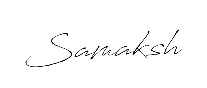 How to make Samaksh signature? Antro_Vectra is a professional autograph style. Create handwritten signature for Samaksh name. Samaksh signature style 6 images and pictures png