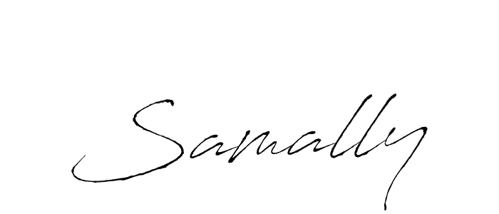 Also we have Samally name is the best signature style. Create professional handwritten signature collection using Antro_Vectra autograph style. Samally signature style 6 images and pictures png