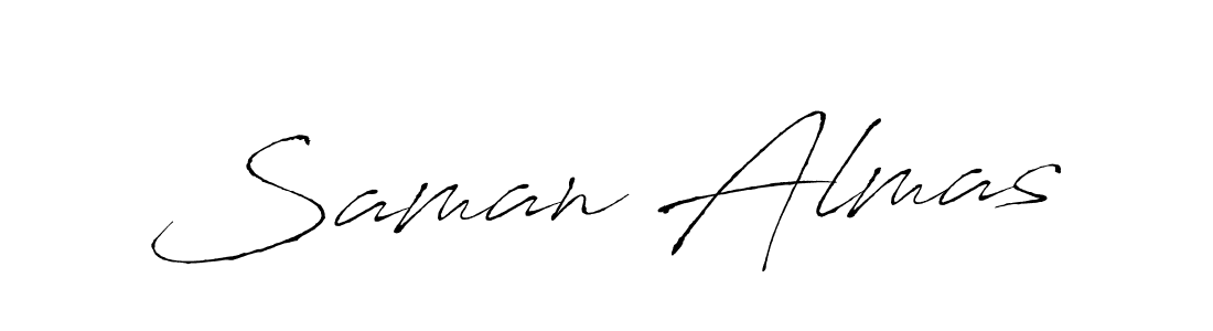 Also we have Saman Almas name is the best signature style. Create professional handwritten signature collection using Antro_Vectra autograph style. Saman Almas signature style 6 images and pictures png