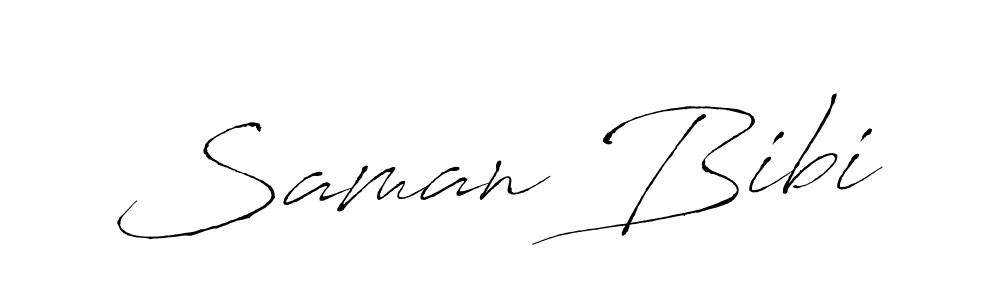It looks lik you need a new signature style for name Saman Bibi. Design unique handwritten (Antro_Vectra) signature with our free signature maker in just a few clicks. Saman Bibi signature style 6 images and pictures png