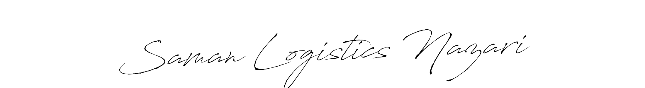 See photos of Saman Logistics Nazari official signature by Spectra . Check more albums & portfolios. Read reviews & check more about Antro_Vectra font. Saman Logistics Nazari signature style 6 images and pictures png