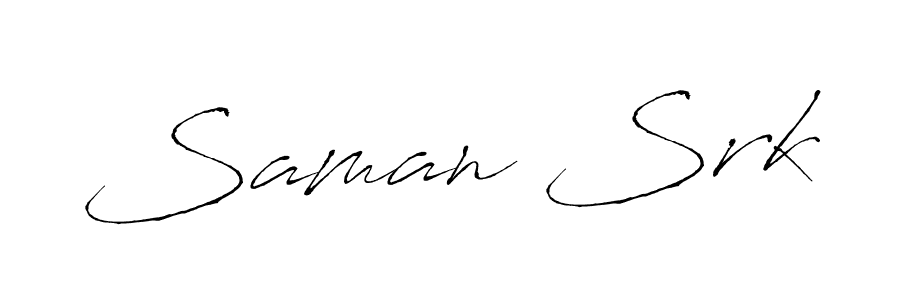 Antro_Vectra is a professional signature style that is perfect for those who want to add a touch of class to their signature. It is also a great choice for those who want to make their signature more unique. Get Saman Srk name to fancy signature for free. Saman Srk signature style 6 images and pictures png