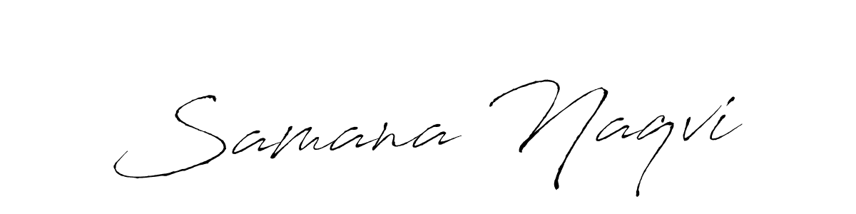 It looks lik you need a new signature style for name Samana Naqvi. Design unique handwritten (Antro_Vectra) signature with our free signature maker in just a few clicks. Samana Naqvi signature style 6 images and pictures png