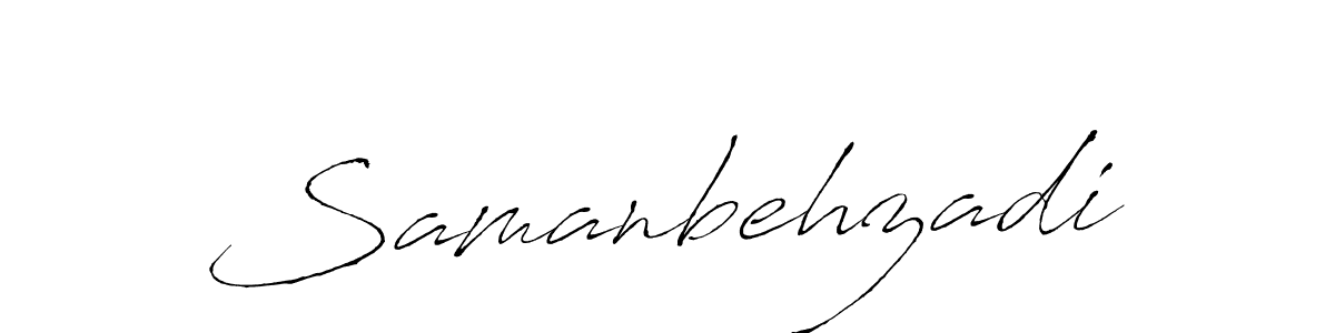 Also You can easily find your signature by using the search form. We will create Samanbehzadi name handwritten signature images for you free of cost using Antro_Vectra sign style. Samanbehzadi signature style 6 images and pictures png