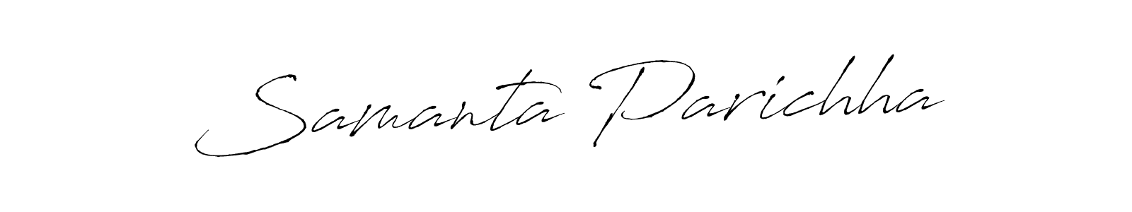 Create a beautiful signature design for name Samanta Parichha. With this signature (Antro_Vectra) fonts, you can make a handwritten signature for free. Samanta Parichha signature style 6 images and pictures png
