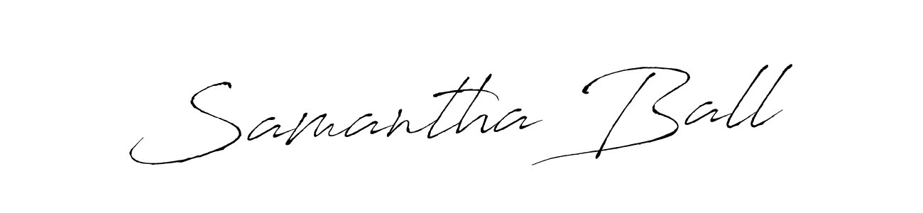 Also we have Samantha Ball name is the best signature style. Create professional handwritten signature collection using Antro_Vectra autograph style. Samantha Ball signature style 6 images and pictures png