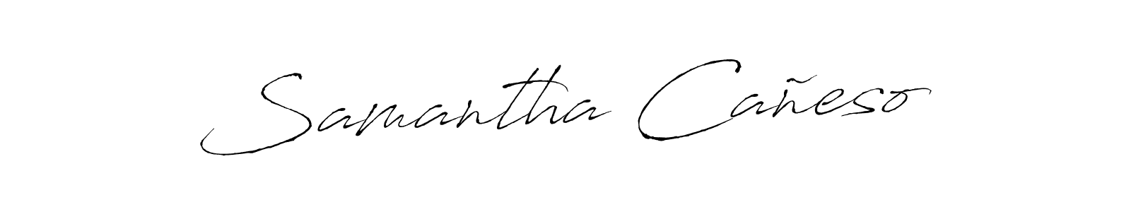 Samantha Cañeso stylish signature style. Best Handwritten Sign (Antro_Vectra) for my name. Handwritten Signature Collection Ideas for my name Samantha Cañeso. Samantha Cañeso signature style 6 images and pictures png