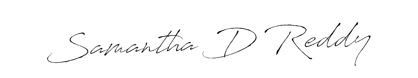 Make a short Samantha D Reddy signature style. Manage your documents anywhere anytime using Antro_Vectra. Create and add eSignatures, submit forms, share and send files easily. Samantha D Reddy signature style 6 images and pictures png