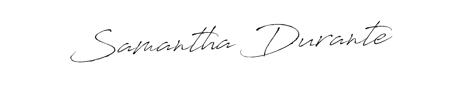 Use a signature maker to create a handwritten signature online. With this signature software, you can design (Antro_Vectra) your own signature for name Samantha Durante. Samantha Durante signature style 6 images and pictures png