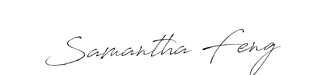 Antro_Vectra is a professional signature style that is perfect for those who want to add a touch of class to their signature. It is also a great choice for those who want to make their signature more unique. Get Samantha Feng name to fancy signature for free. Samantha Feng signature style 6 images and pictures png