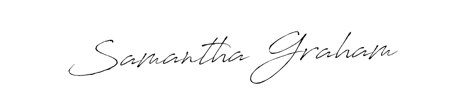 Make a short Samantha Graham signature style. Manage your documents anywhere anytime using Antro_Vectra. Create and add eSignatures, submit forms, share and send files easily. Samantha Graham signature style 6 images and pictures png