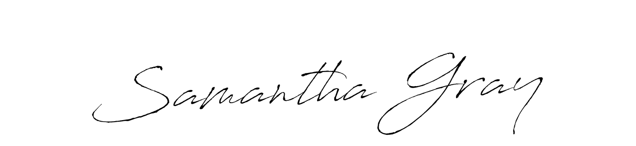 It looks lik you need a new signature style for name Samantha Gray. Design unique handwritten (Antro_Vectra) signature with our free signature maker in just a few clicks. Samantha Gray signature style 6 images and pictures png