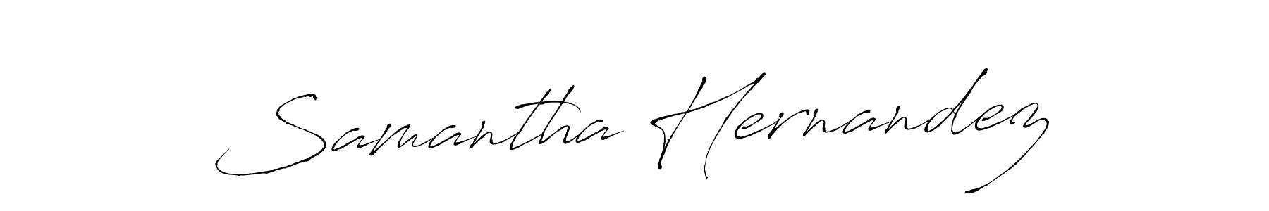 Samantha Hernandez stylish signature style. Best Handwritten Sign (Antro_Vectra) for my name. Handwritten Signature Collection Ideas for my name Samantha Hernandez. Samantha Hernandez signature style 6 images and pictures png