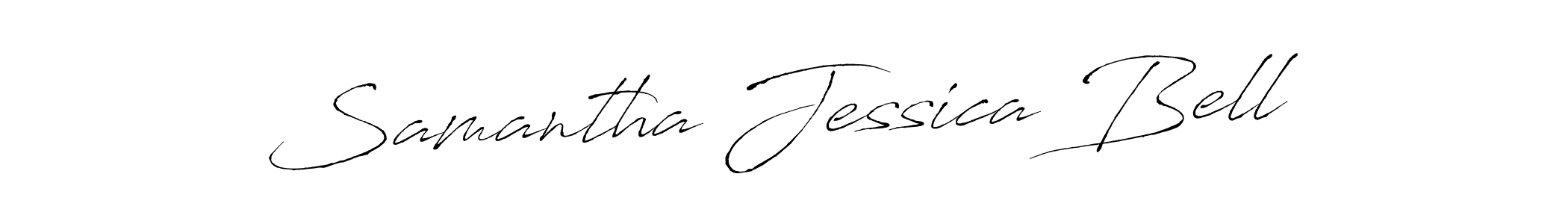 The best way (Antro_Vectra) to make a short signature is to pick only two or three words in your name. The name Samantha Jessica Bell include a total of six letters. For converting this name. Samantha Jessica Bell signature style 6 images and pictures png
