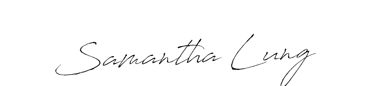 You can use this online signature creator to create a handwritten signature for the name Samantha Lung. This is the best online autograph maker. Samantha Lung signature style 6 images and pictures png