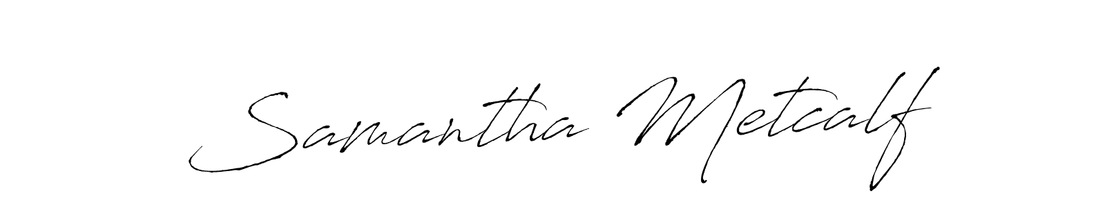 Antro_Vectra is a professional signature style that is perfect for those who want to add a touch of class to their signature. It is also a great choice for those who want to make their signature more unique. Get Samantha Metcalf name to fancy signature for free. Samantha Metcalf signature style 6 images and pictures png