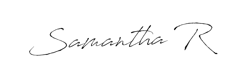 How to Draw Samantha R signature style? Antro_Vectra is a latest design signature styles for name Samantha R. Samantha R signature style 6 images and pictures png