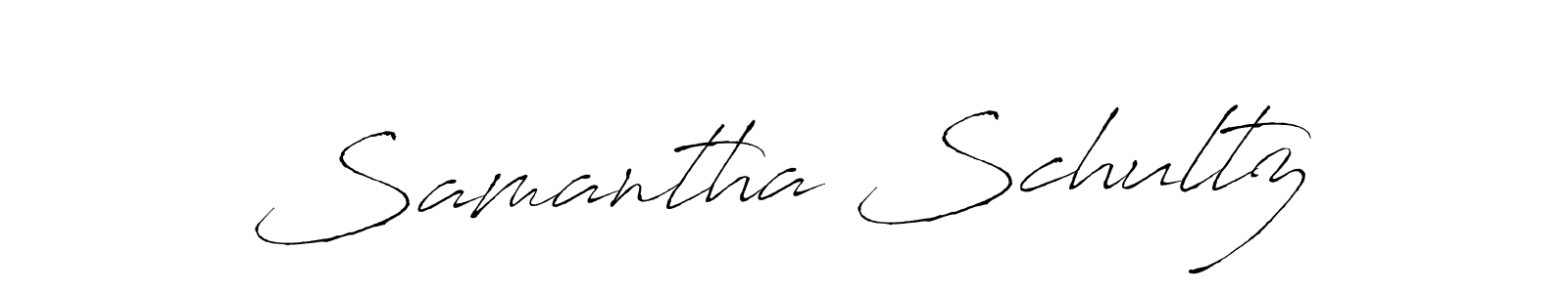 Design your own signature with our free online signature maker. With this signature software, you can create a handwritten (Antro_Vectra) signature for name Samantha Schultz. Samantha Schultz signature style 6 images and pictures png