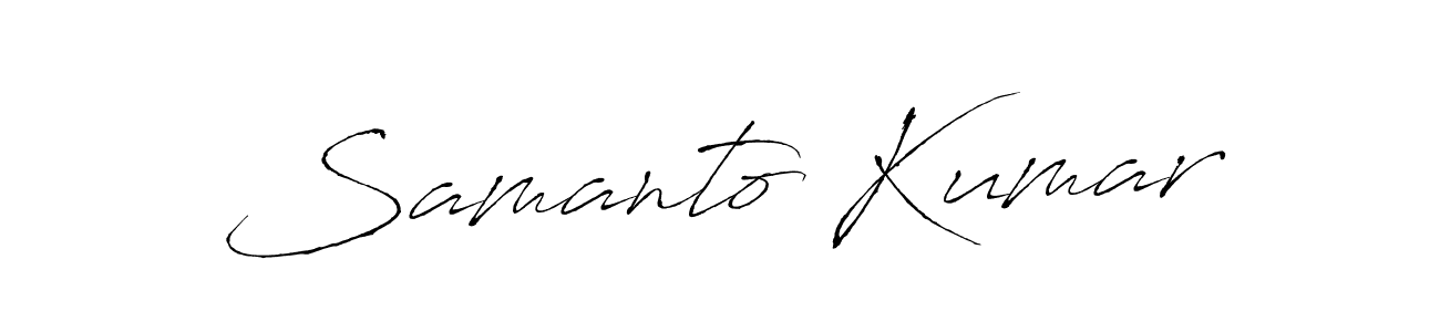 This is the best signature style for the Samanto Kumar name. Also you like these signature font (Antro_Vectra). Mix name signature. Samanto Kumar signature style 6 images and pictures png