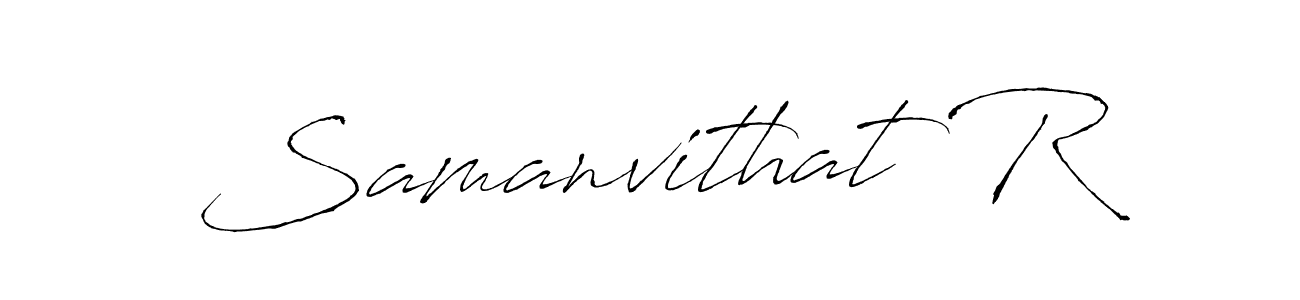 if you are searching for the best signature style for your name Samanvithat R. so please give up your signature search. here we have designed multiple signature styles  using Antro_Vectra. Samanvithat R signature style 6 images and pictures png