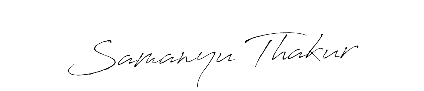 if you are searching for the best signature style for your name Samanyu Thakur. so please give up your signature search. here we have designed multiple signature styles  using Antro_Vectra. Samanyu Thakur signature style 6 images and pictures png