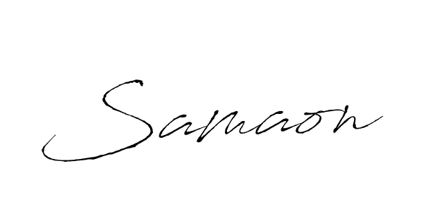 Also You can easily find your signature by using the search form. We will create Samaon name handwritten signature images for you free of cost using Antro_Vectra sign style. Samaon signature style 6 images and pictures png