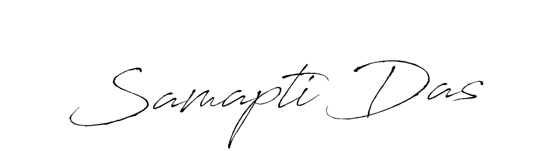 How to make Samapti Das name signature. Use Antro_Vectra style for creating short signs online. This is the latest handwritten sign. Samapti Das signature style 6 images and pictures png