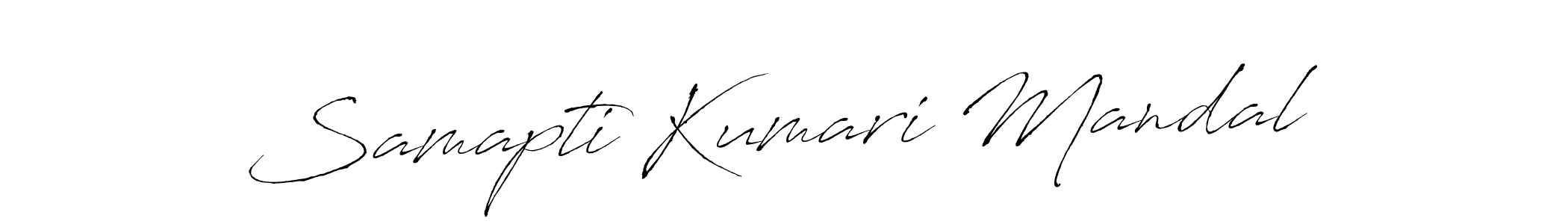 Samapti Kumari Mandal stylish signature style. Best Handwritten Sign (Antro_Vectra) for my name. Handwritten Signature Collection Ideas for my name Samapti Kumari Mandal. Samapti Kumari Mandal signature style 6 images and pictures png