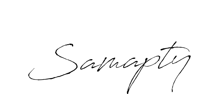 if you are searching for the best signature style for your name Samapty. so please give up your signature search. here we have designed multiple signature styles  using Antro_Vectra. Samapty signature style 6 images and pictures png