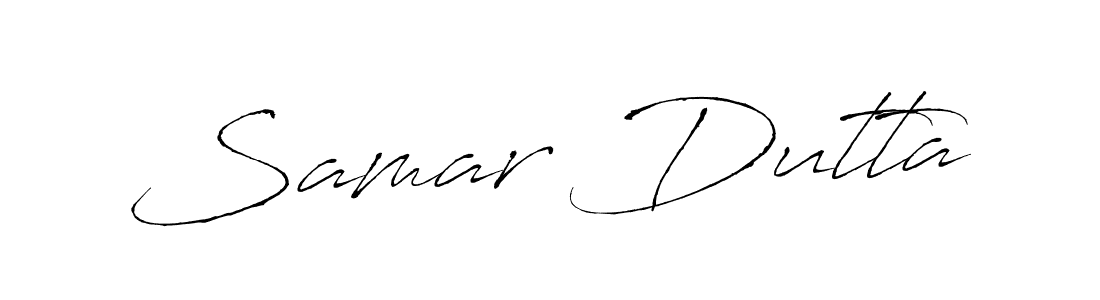 You should practise on your own different ways (Antro_Vectra) to write your name (Samar Dutta) in signature. don't let someone else do it for you. Samar Dutta signature style 6 images and pictures png